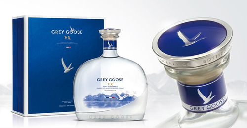 Imagen 4 de 9 de Grey Goose Vx Vodka Excepcional Con Cognac 1000ml En Estuche