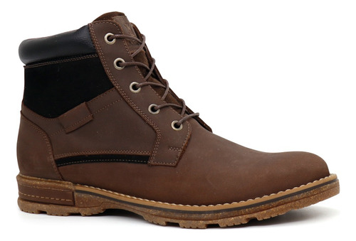 Botin De Cuero Para Hombre Kaida 23.sa-12 Marron 