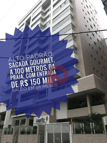 Imagem 1 de 18 de Apartamento Com 2 Dormitórios À Venda, 71 M² Por R$ 350.000,00 - Ocian - Praia Grande/sp - Ap1216