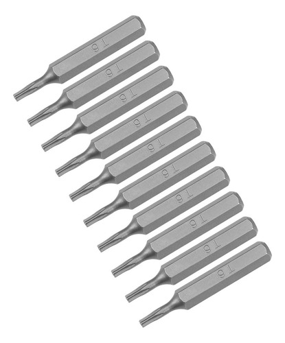 Uxcell Torx Bits 10pcs 5/32 Pulgadas Vástago Hexagonal T6 To