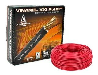 Cable Thw Calibre 12 - 100 Metros Color Rojo | Condumex