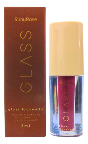 Gloss Laqueado Ruby Rose Glass Bg05 3ml