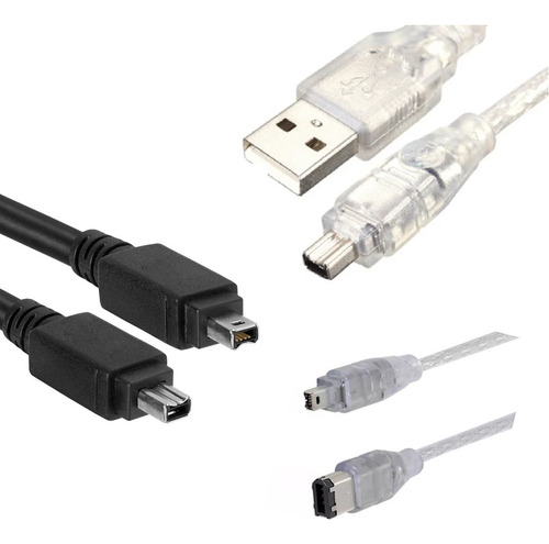 Cable Firewire 6 Pin Macho A 4 Pin Macho 1.5m