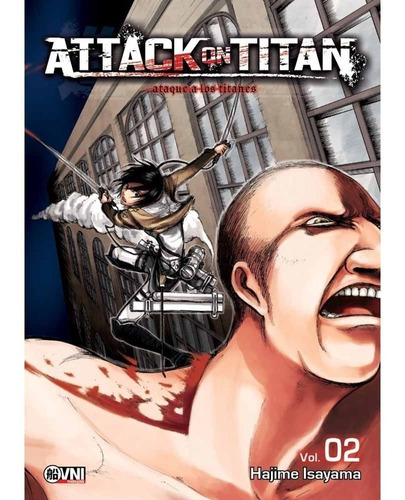 Attack On Titan - Vol. 02 - Hajime Isayama, De Isayama, Hajime. Editorial Ovni Press, Tapa Blanda En Español