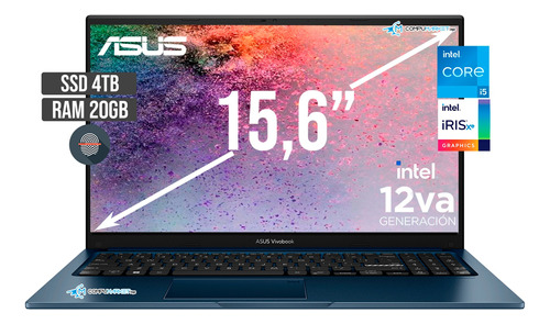 Asus Vivobook  Intel Core I5 1235u Ssd 4tb + Ram 20gb