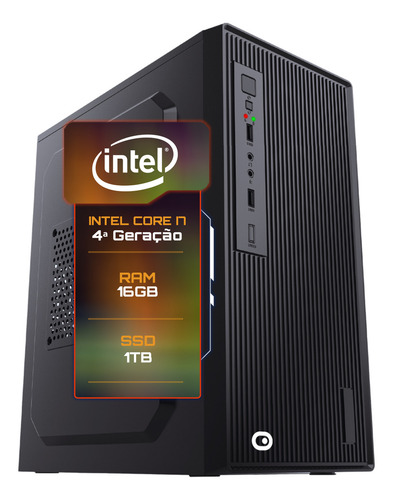 Computador 2eletro Top Intel Core I7, 16gb Ram, Ssd 1tb, Hdmi, Bivolt, Áudio Hd - Cd2e-0108to