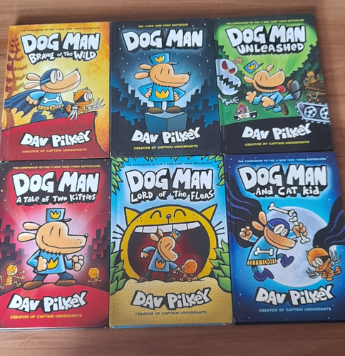 Dog Man - Colección Completa De Los 6 Libros De Dog Man