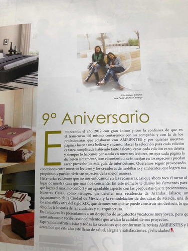 Revista Ambientes Colección 4 Números 2007-2008-2008-2011 (Usado)