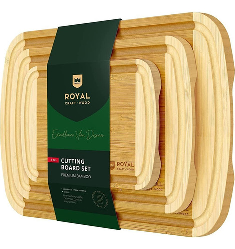 ~? Tablas De Cortar De Lujo Para Cocina - Juego Reversible D