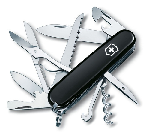 Canivete Victorinox 1.3713.3 Huntsman Preto 15 Funções