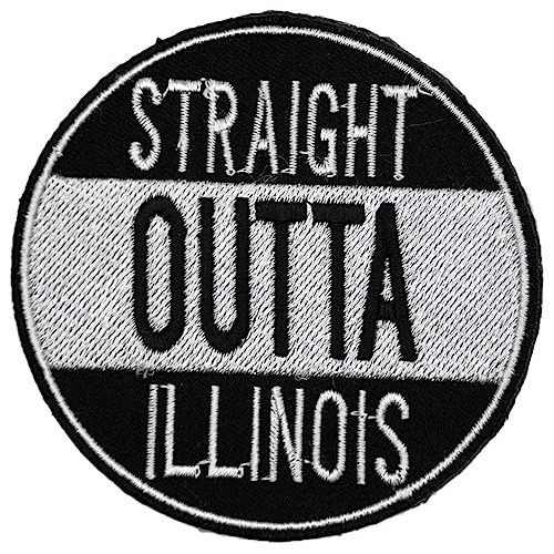 Illinois Straight Outta Us State Representar - Insignia Bord