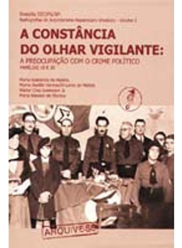 Libro Deops Sp Constancia O Vigilante V 2 De Imprensa-divers