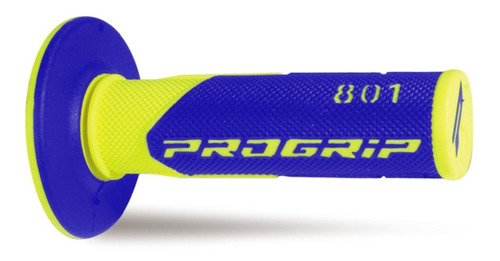 Puños Cross 801 Amarillo Fluo Azul Progrip