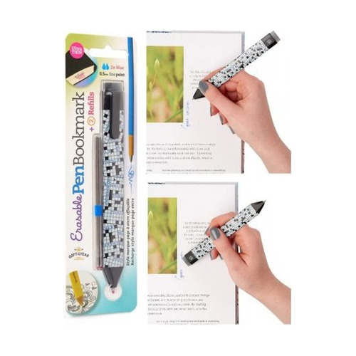Pen Bookmark Crosswords With Refills