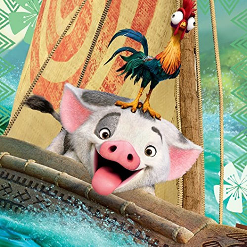 Quebra-cabeças Disney Moana Ravensburger, nascidos para viajar.