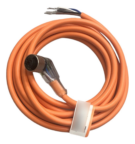 Cabo C/ Conector M12 90º 4 Pinos - Led Npn 2 Metros