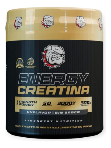 Creatina Energy 300gr Sin Sabor - Strongest