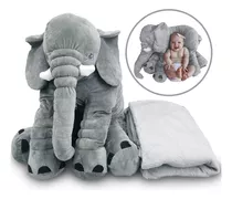 Almohada para Bebé de Elefante Peluche Gigante 0 a 3 Años Redlemon