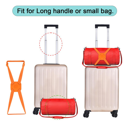 Correas De Equipaje Bungees Guanjunx Para Añadir Una Bolsa (