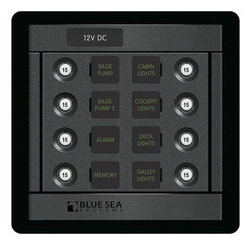 Interruptor Automático De Panel Blue Sea Systems Dc 8 Positi