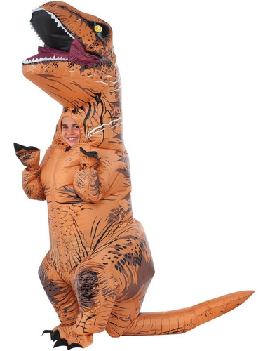 Disfraz T-rex Jurassic World Inflable Talla Standard Para