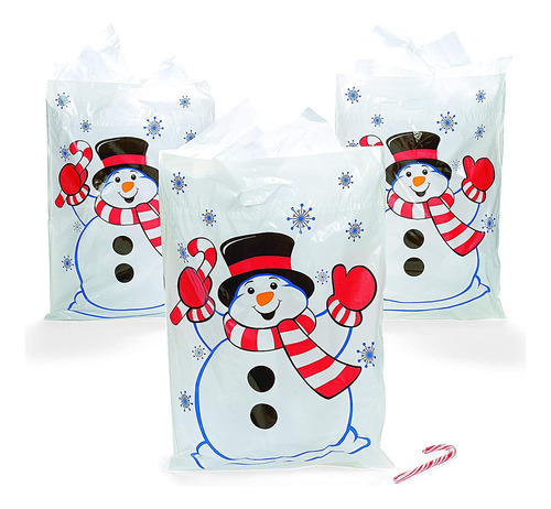 Fun Express - Bolsas De Regalo Para Muñeco De Nieve