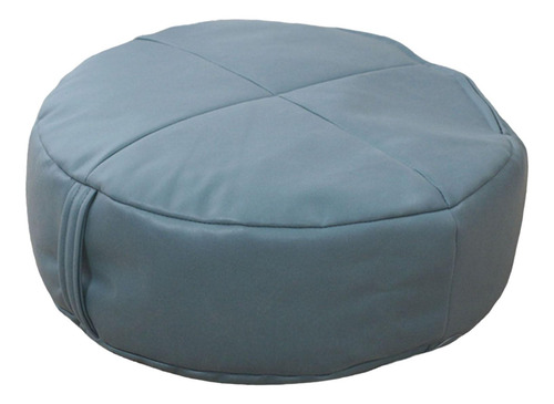 Puf De Mesa Estilo Japonés Taburete Almohada Asiento Azul