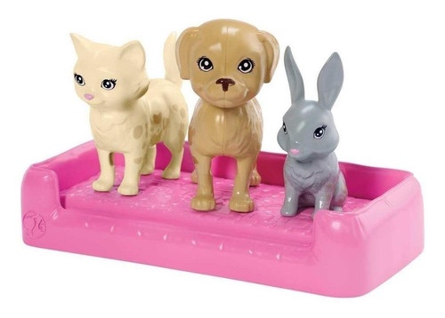 Imagen 6 de 8 de Barbie Baño de mascotas Mattel FXH11