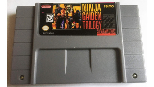 Ninja Gaiden Trilogy Snes Super Nintendo Fisico 1, 2 Y 3 Nes (Usado)