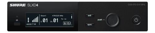 Sistema Inalámbrico Shure Slxd14/98h Micrófono Mini Beta 98h Color Negro