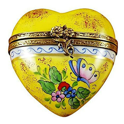 Limoges En Forma De Mariposa - Amarillo