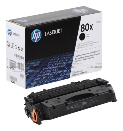 Toner Hp Cf280x Cf280 Cf280a 280 80x 80 Negro 400 M401 M425