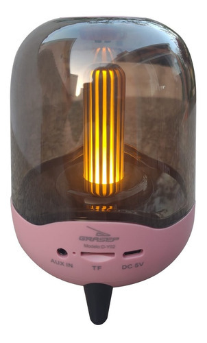 Caixa De Som Grasep D-y02 Rosa Bluetooth Som Hi-fi - 10w Rms 110v/220v