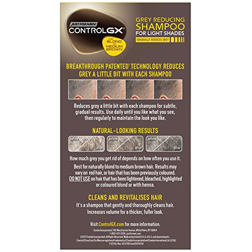 Solo Para Hombres Control Shampoo Reductor Gx Grey, Blonde Y