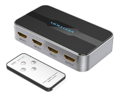 Switch Hdmi 3 In 1 Out Switcher 4k 3d 60fps 18gbps Vention