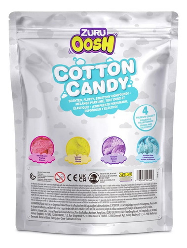 Slime Zuru Oosh Cotton Candy Crece 3.000 Veces Su Tamaño Ama