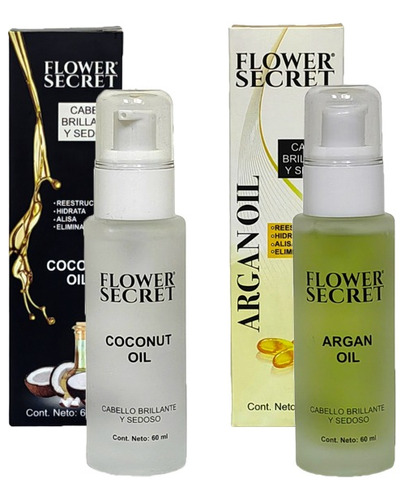 3 Aceite Capilar 60ml Argan/coco Flower Secret