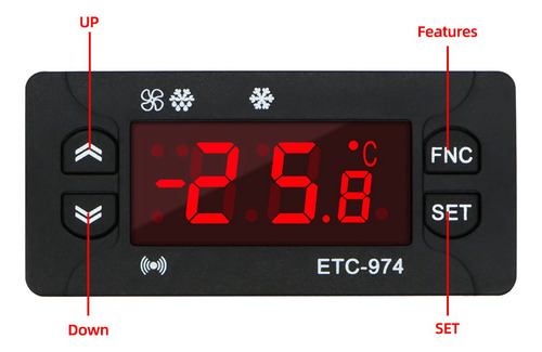 Microordenador Controlador De Temperatura Digital 4x Etc-974