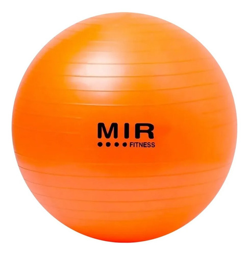 Pelota De Esferodinamia Mir 45 Cm Reforzada Yoga Pilates Gym Color Naranja