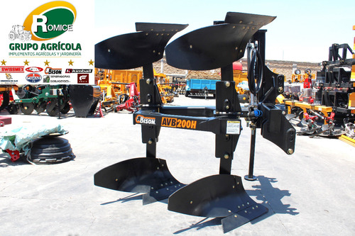 Arado De 2 Rejas Hidraulico Reversible Marca Bison Nuevo
