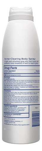 Differin Acne Body Spray, Acne Treatment With Salicylic Acid
