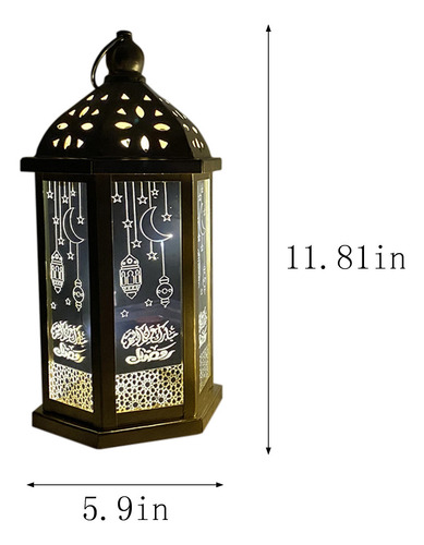 Mini Linterna W Con Linterna Led De Ramadán, Decoración Mi 1