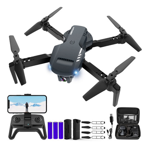 Radclo Mini Dron Con Cmara, 1080p Hd Fpv Plegable Con Funda