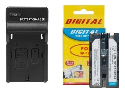 Batería Np-F570 para iluminadores LED + cargador T