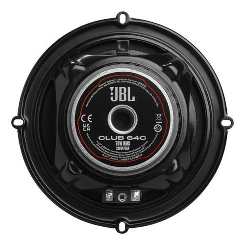 Altavoz Jbl Club 64c De 6.5 Pulgadas, 2 Vías, Componente 70