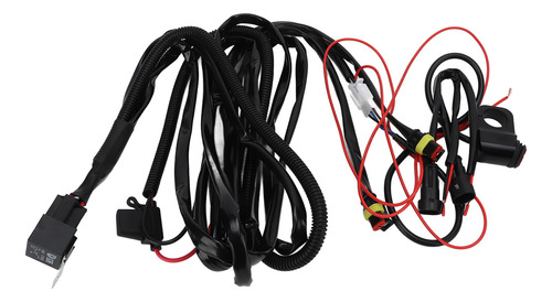 Arnés Antiniebla Led Con Botones Para Manillar Y Motocicleta