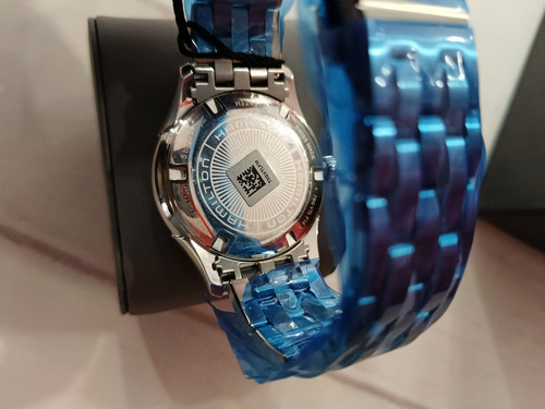 Reloj Hamilton Jazzmaster Gent Hombre Quartz 40mm H32451151 Correa Plateado Bisel Plateado Fondo Plateado