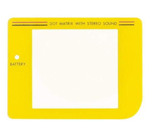 Mica Color Amarillo Para Game Boy (dmg)