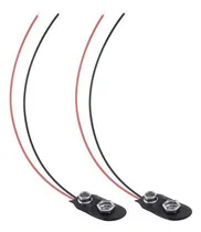 Comprar 2piezas Broche Para Pila Bateria 9v Para Proyectos Arduino