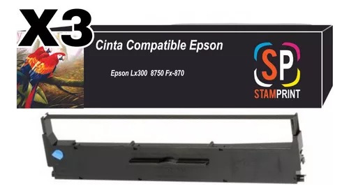 Cintas Compatible Epson 8750 Lx300 Lx-300 Fx-870 880 Ap300